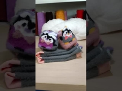 الخيوط الفراء المقلدة من البوليستر بنسبة 100٪ لصناعة سترات تحذير ونعومة